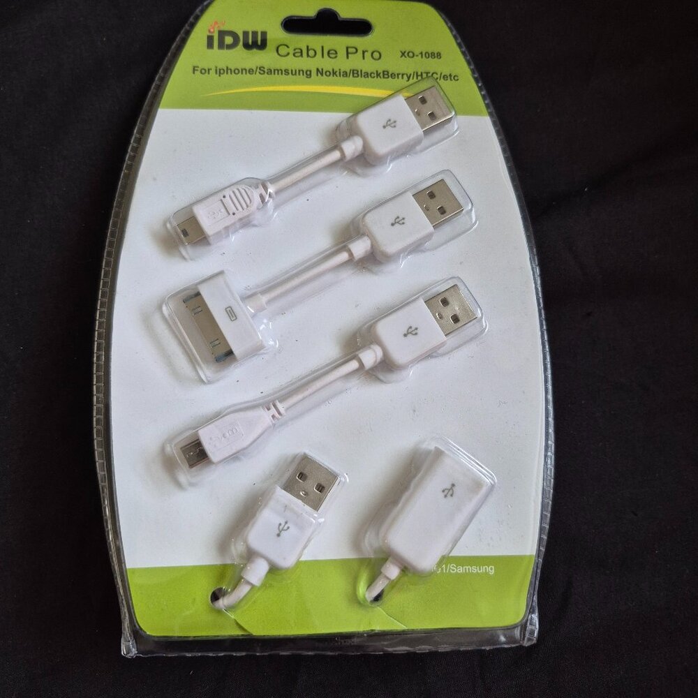 IDW Cable Pro USB Charging & Data Cable – Universal for iPhone/Samsung/Nokia/HTC